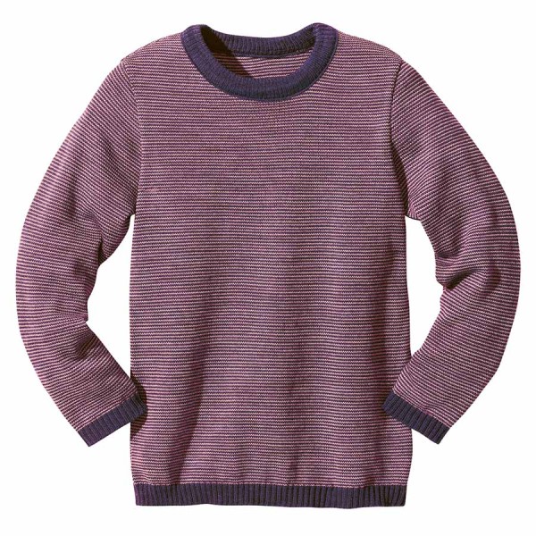 Leichter Wolle Pullover cooles lila