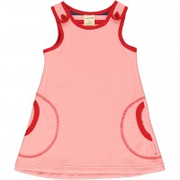 Weiches Nicki Kleid ohne Arm in rosa