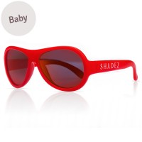 Baby flexible Sonnenbrille 0-3 Jahre  uni rot